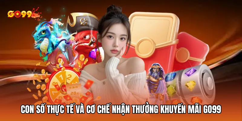 Con số thực tế và cơ chế nhận thưởng Khuyến mãi GO99